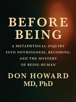cover image of Before Being
